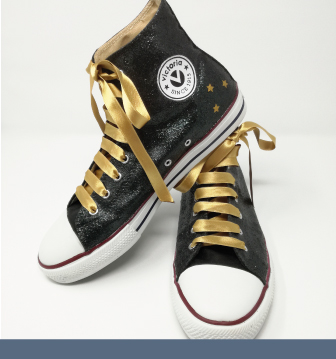 bota black sparckle