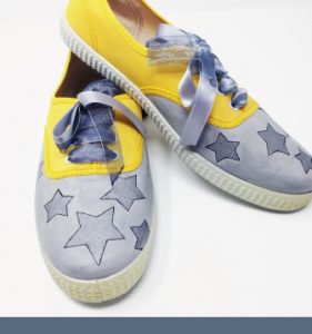 zapatillas personalizadas estrellas niños