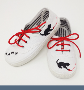 zapatillas personalizadas gatitos adultos